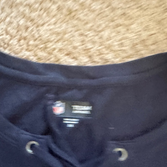 Women’s Plus Chicago Bears Long Sleeve Shirt - Navy and White 3x NWT - Picture 4 of 6